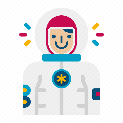 Astronaut, science, astronomy, outer space, nasa, rocket, female icon - Download on Iconfinder