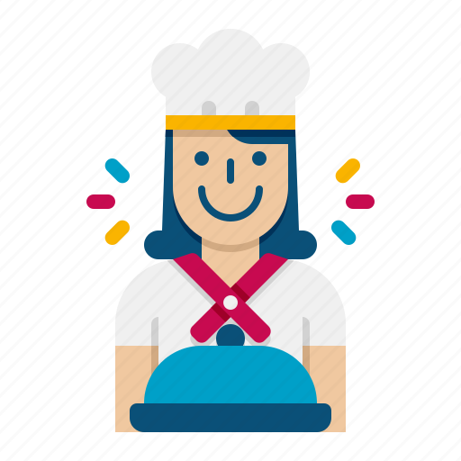 Chef, cooking, cook, food, female, woman icon - Download on Iconfinder