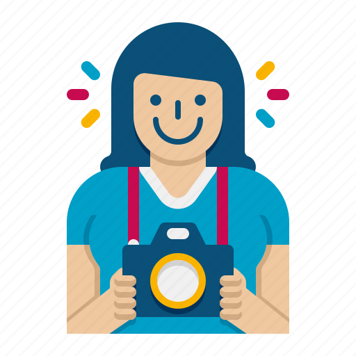 Photographer, camera, photography, picture, film, photo, mdia icon - Download on Iconfinder