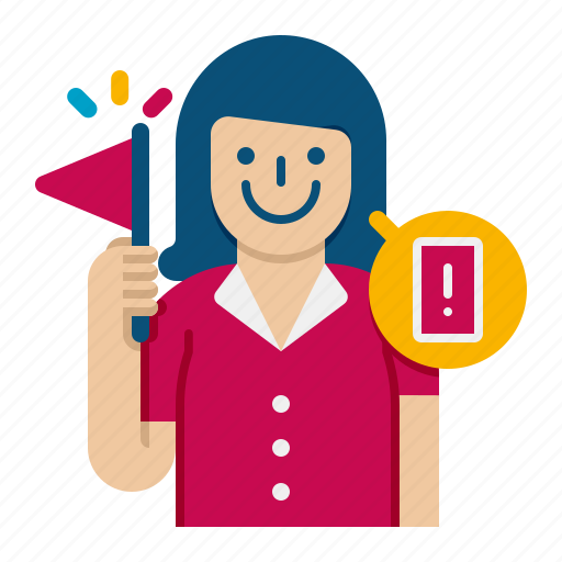 Referee, sports, female, woman, game icon - Download on Iconfinder