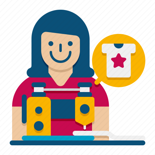 Tailor, sewing, tailoring, sewing machine, fashion, clothing, sew icon - Download on Iconfinder