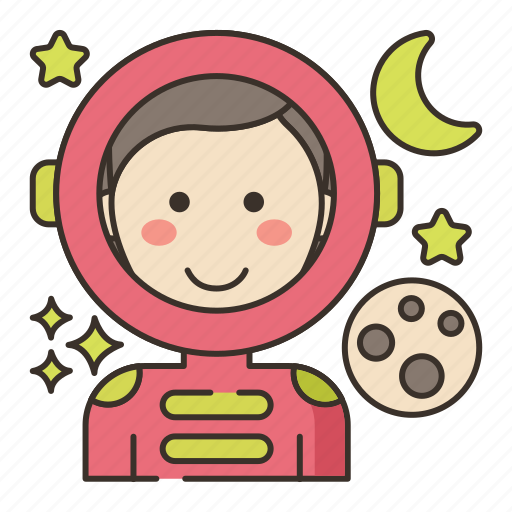 Astronaut, astronomy, science, planet, outer space, female, woman icon - Download on Iconfinder