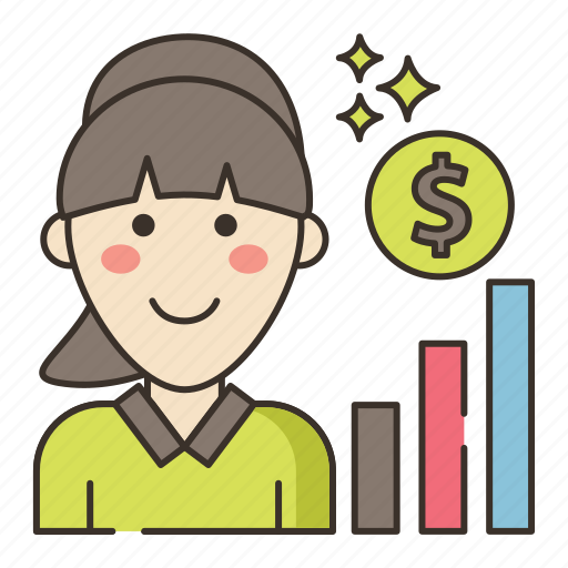 Economist, finance, money, business, female, woman icon - Download on Iconfinder