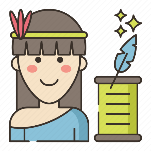Historian, history, ancient, education, female, woman icon - Download on Iconfinder