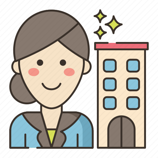 Hotel, manager, service, worker, female, support, woman icon - Download on Iconfinder