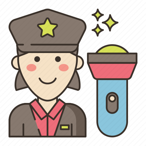 Security, guard, protection, female, woman icon - Download on Iconfinder