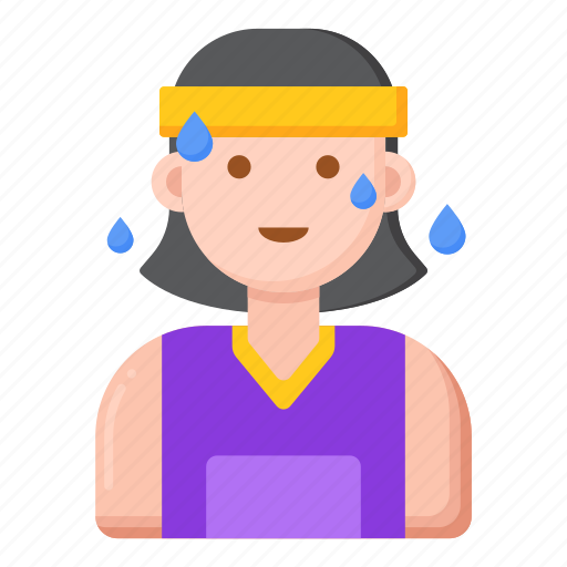 Athlete, sport, game, basketball, female, player, woman icon - Download on Iconfinder