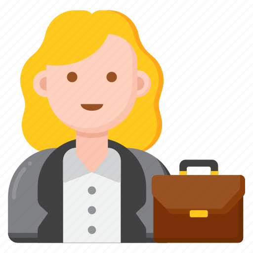 Business, woman, female, worker, formal worker icon - Download on Iconfinder