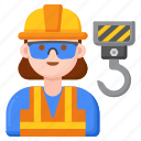 construction, worker, building, engineer, female, woman