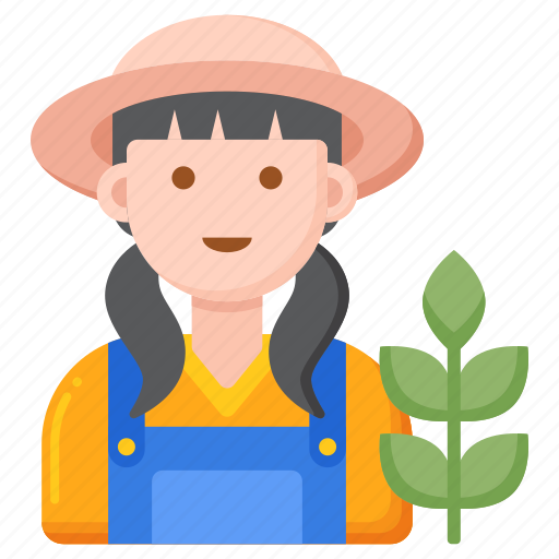 Farmer, agriculture, farming, garden, farm, female, woman icon - Download on Iconfinder