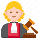 judge, law, justice, court, hammer, female, woman