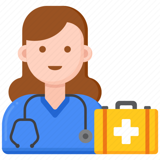 Paramedic, emergency, rescue, medical, female, woman icon - Download on Iconfinder