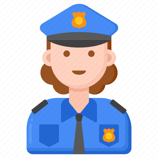 Police, officer, security, policewoman, protect, female, woman icon - Download on Iconfinder