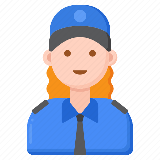 Security, guard, female, woman icon - Download on Iconfinder