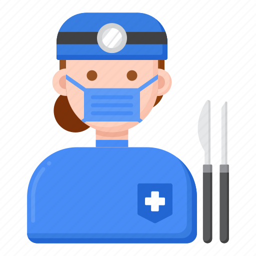 Surgeon, doctor, specialist, medical, health, female, woman icon - Download on Iconfinder