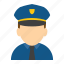 police, security, protection, protect, avatar, man, profile 