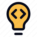 idea, coding, web, programming, development, light, bulb, bulbs, lamp