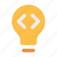 idea, coding, seo, web, programming, development, light, bulb, conclusion 