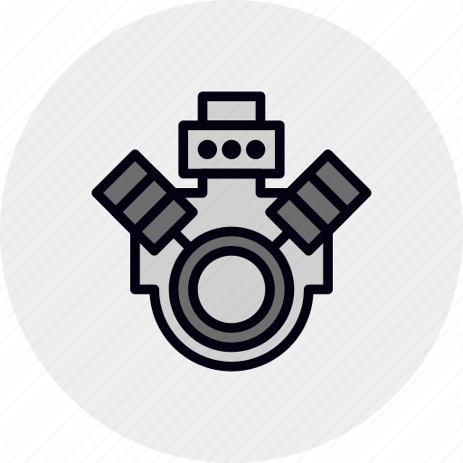 Engine, industry, machine, motor, performance, power icon - Download on Iconfinder