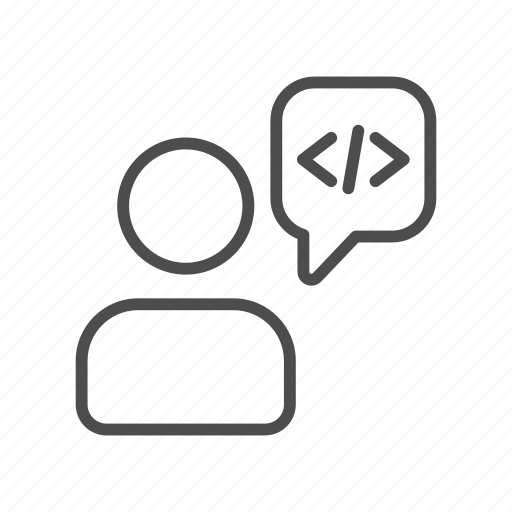 Coding, programming, code, user, developer icon - Download on Iconfinder