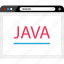 browser, code, java, program 