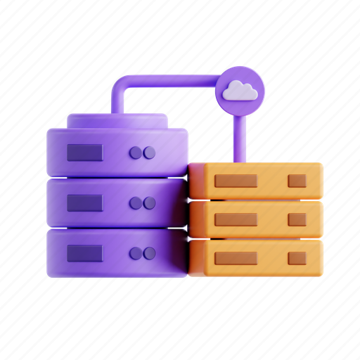 Database, server, storage, network 3D illustration - Download on Iconfinder