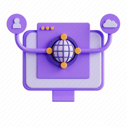 Network, global network, connection, networking 3D illustration - Download on Iconfinder
