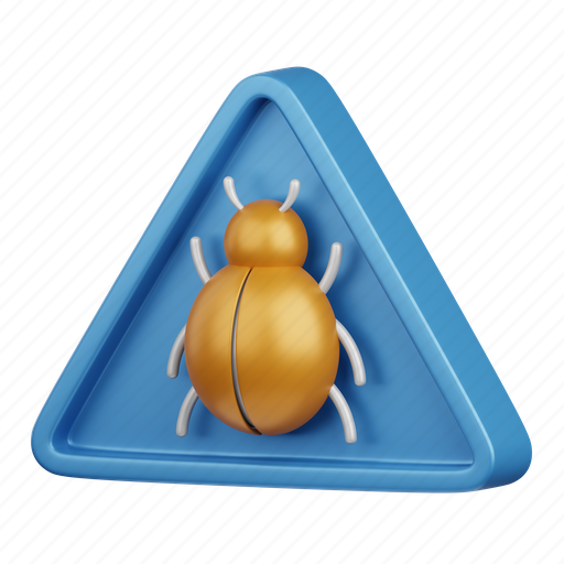 Bug, virus, malware, data, insect, cloud, security 3D illustration - Download on Iconfinder