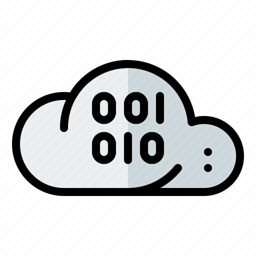 Binary, cloud, coding, computer, computing, programmer, server icon - Download on Iconfinder