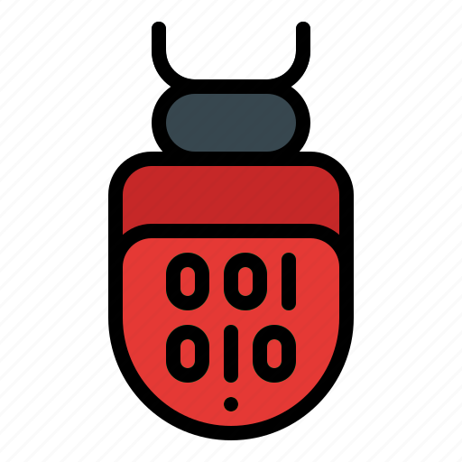 Binary, bug, coding, computer, error, programmer, virus icon - Download on Iconfinder