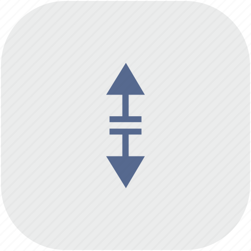 App, arrow, border, gray, separate, vertical icon - Download on Iconfinder