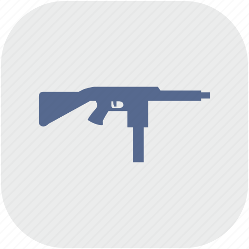 App, automatic, gray, gun, mashine, weapon icon - Download on Iconfinder