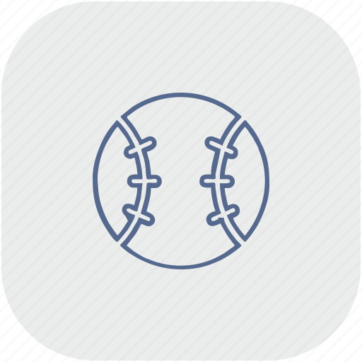 App, ball, baseball, game, gray, sport icon - Download on Iconfinder