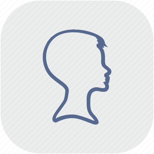 App, boy, gray, hair, head, style icon - Download on Iconfinder
