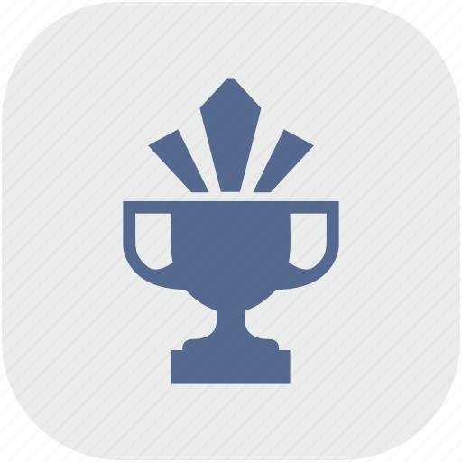 App, champion, cup, gray, shine, winner icon - Download on Iconfinder