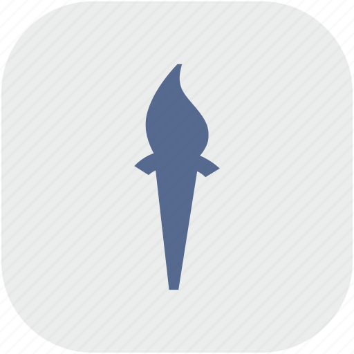 App, fire, flame, gray, light, torch icon - Download on Iconfinder