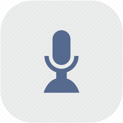 App, gray, mic, microphone, rec, record icon - Download on Iconfinder