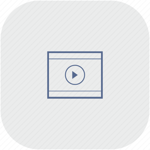 App, cinema, film, gray, movie, video icon - Download on Iconfinder