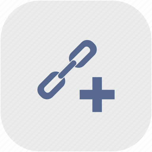 Add, create, function, href, link, rounded, seo icon - Download on Iconfinder