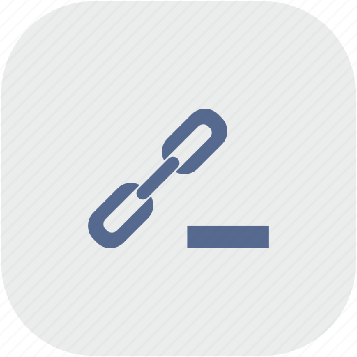 Cut, erase, function, href, link, rounded, seo icon - Download on Iconfinder