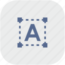 figure, grid, letter, rounded, square, text, transform
