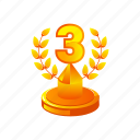 3rd, winner, award, prize, place, achievement