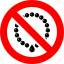 jewelry, necklace, prohibited, prohibition, sign, forbidden, banned 