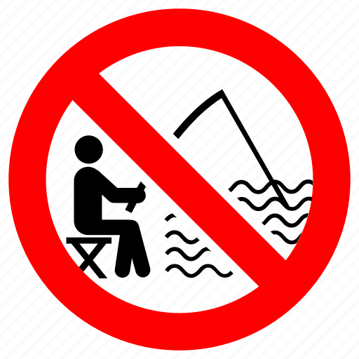 Ban, no, prohibition, sign, forbidden, fish, fishing icon - Download on Iconfinder