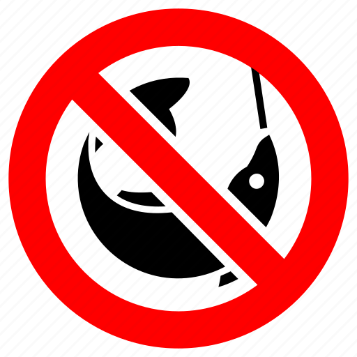 Ban, no, prohibition, sign, forbidden, fishing, fish icon - Download on Iconfinder