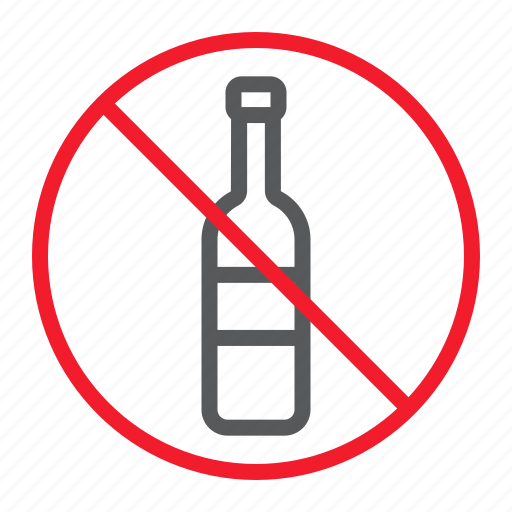 Alcohol, ban, drink, forbidden, no, prohibition, stop icon - Download on Iconfinder