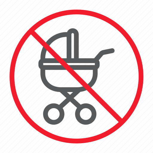 Baby, ban, carriage, forbidden, no, prohibition, stop icon - Download on Iconfinder