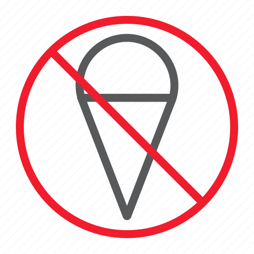 Ban, cream, forbidden, ice, no, prohibition, stop icon - Download on Iconfinder