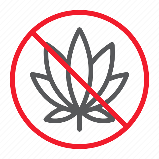 Ban, cannabis, forbidden, marijuana, no, prohibition, stop icon - Download on Iconfinder