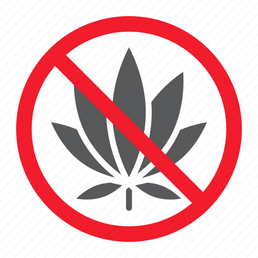 Ban, cannabis, forbidden, marijuana, no, prohibition, stop icon - Download on Iconfinder